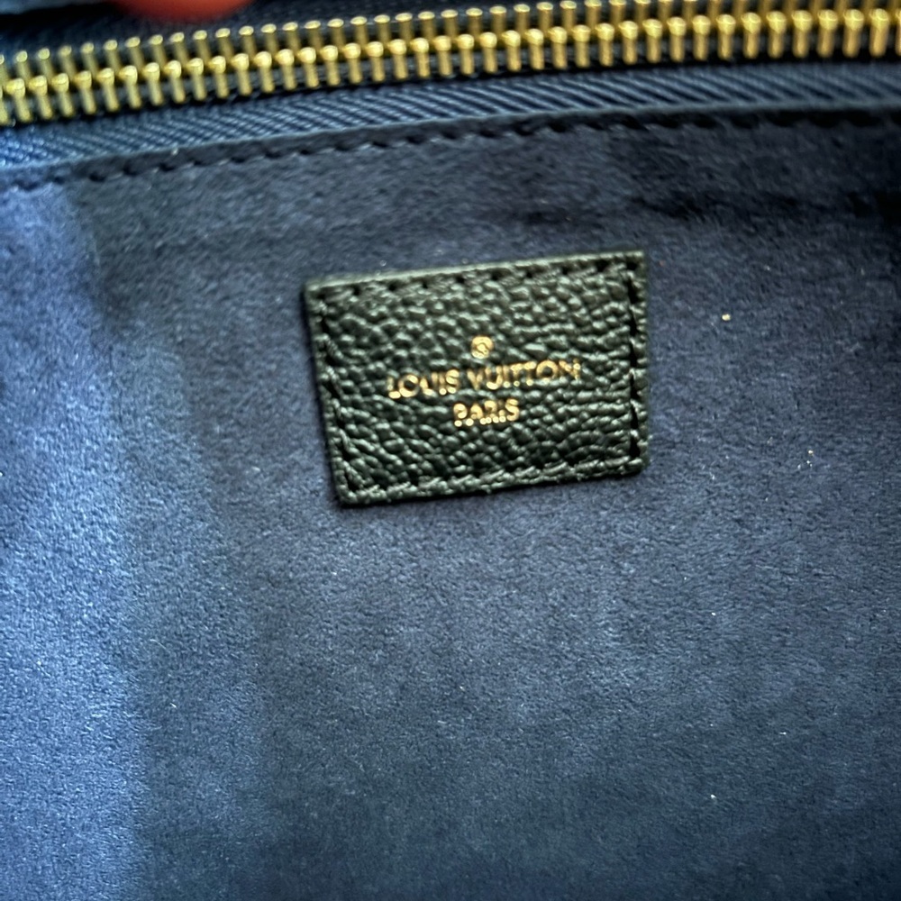 New Louis Vuitton Neverfull MM Monogram Empreinte Noir Black Leather - Picture 10 of 16